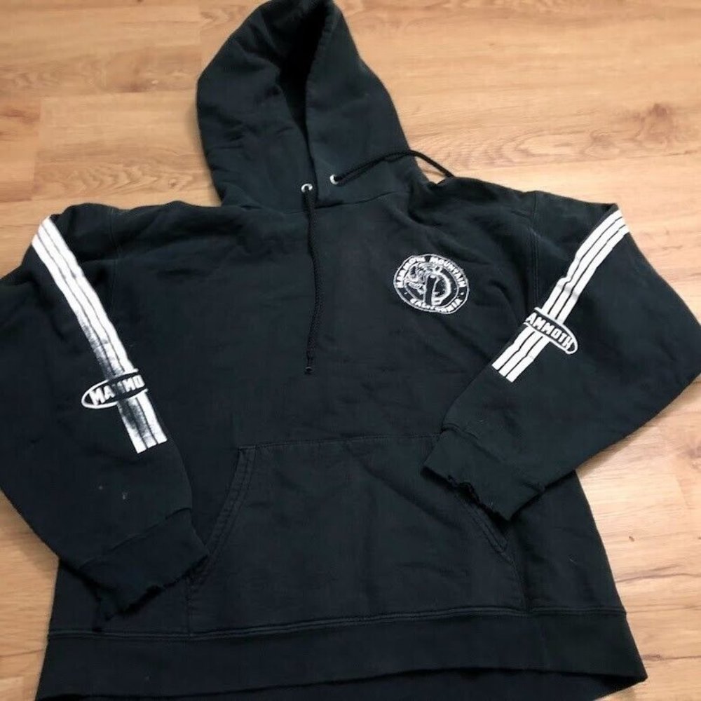 VTG Mammoth Mountain Hanes Pullover Hoodie Mens Medium Mea. Snowboard Ski